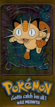 1999 Topps Pokemon TV Animation Edition Series 1 - Oversized Tin Topper #5 Meowth Front