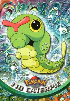 1999 Topps Pokemon TV Animation Edition Series 1 #10 Caterpie Front