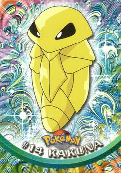 1999 Topps Pokemon TV Animation Edition Series 1 #14 Kakuna Front