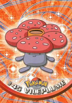 1999 Topps Pokemon TV Animation Edition Series 1 #45 Vileplume Front