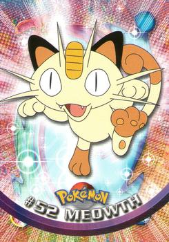 1999 Topps Pokemon TV Animation Edition Series 1 #52 Meowth Front