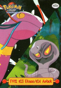 1999 Topps Pokemon TV Animation Edition Series 1 #TV12 Ekans / Arbok Front