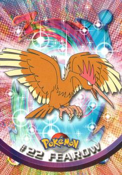 1999 Topps Pokemon TV Animation Edition Series 1 - Red Topps Logo #22 Fearow Front