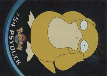 1999 Topps Pokemon TV Animation Edition Series 1 - Blue Topps Logo Foil #54 Psyduck Front