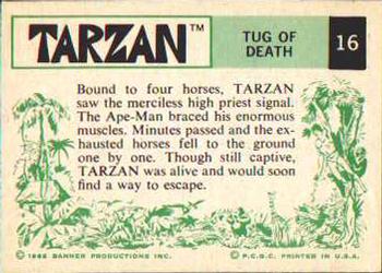 1966 Banner Tarzan #16 Tug of Death Back