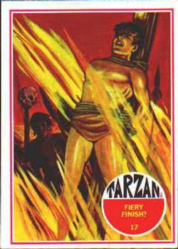 1966 Banner Tarzan #17 Fiery Finish Front