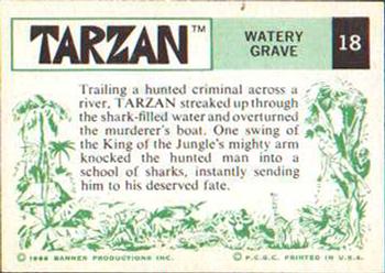 1966 Banner Tarzan #18 Watery Grave Back