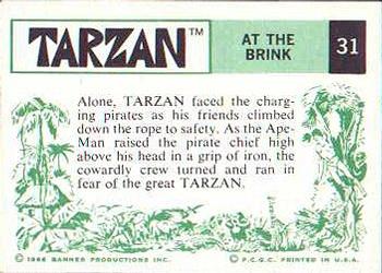 1966 Banner Tarzan #31 At The Brink Back