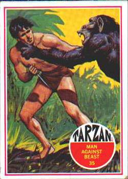 1966 Banner Tarzan #35 Man Against Beast Front