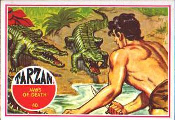 1966 Banner Tarzan #40 Jaws of Death Front