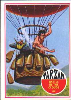 1966 Banner Tarzan #47 Battle in the Clouds Front