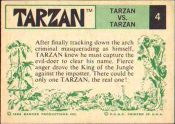 1966 Banner Tarzan #4 Tarzan vs. Tarzan Back