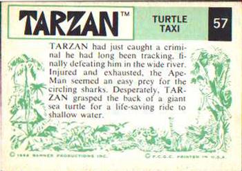 1966 Banner Tarzan #57 Turtle Taxi Back