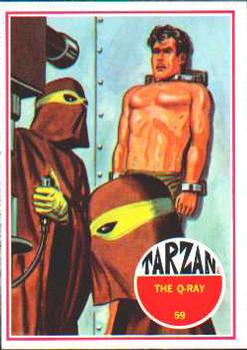 1966 Banner Tarzan #59 The Q-Ray Front