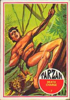 1966 Banner Tarzan #7 Death Charge Front