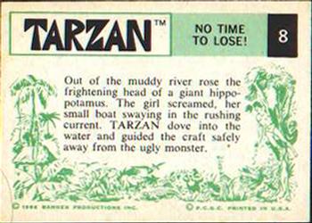 1966 Banner Tarzan #8 No Time to Lose! Back