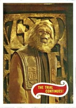 1969 Topps Planet of the Apes #34 The Trial Continues! Front