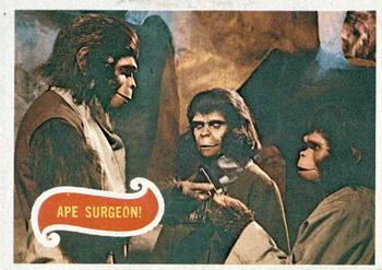 1969 Topps Planet of the Apes #18 Ape Surgeon! Front