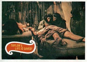 1969 Topps Planet of the Apes #19 Taylor's Life is Saved! Front