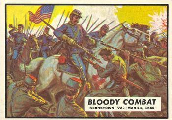 1962 Topps Civil War News #12 Bloody Combat Front