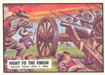 1962 Topps Civil War News #14 Fight to the Finish Front
