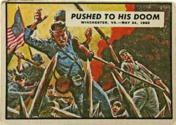 1962 Topps Civil War News #19 Pushed to His Doom Front