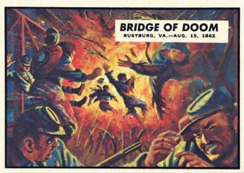 1962 Topps Civil War News #29 Bridge of Doom Front