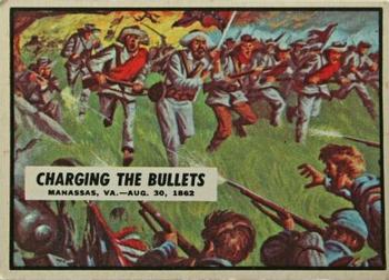 1962 Topps Civil War News #30 Charging the Bullets Front