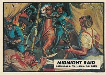1962 Topps Civil War News #36 Midnight Raid Front