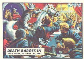1962 Topps Civil War News #37 Death Barges in Front