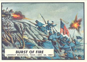 1962 Topps Civil War News #56 Burst of Fire Front
