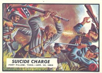 1962 Topps Civil War News #60 Suicide Charge Front