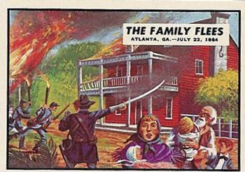 1962 Topps Civil War News #75 The Family Flees Front