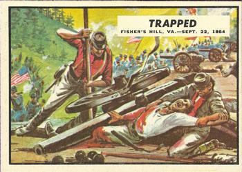 1962 Topps Civil War News #77 Trapped Front