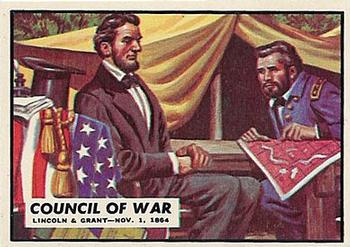 1962 Topps Civil War News #79 Council of War Front