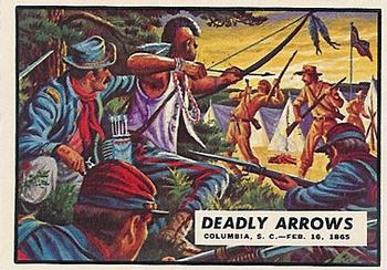 1962 Topps Civil War News #84 Deadly Arrows Front