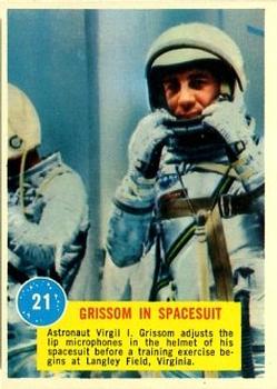 1963 Topps Astronauts (R709-6) #21 Virgil Grissom Front