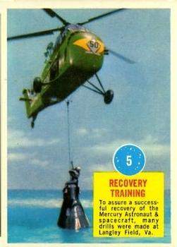 1963 Topps Astronauts (R709-6) #5 Recovery Training Front