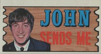 1964 Topps Beatles Plaks #23 John Sends Me Front