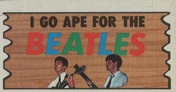 1964 Topps Beatles Plaks #33 I Go Ape for the Beatles Front