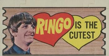 1964 Topps Beatles Plaks #44 Ringo is the Cutest Front