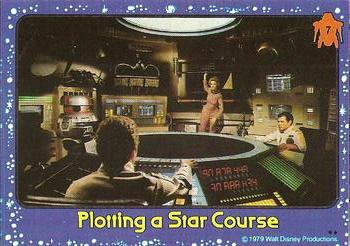 1979 Topps The Black Hole #7 Plotting a Star Course Front