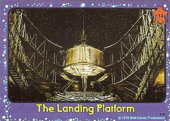 1979 Topps The Black Hole #14 The Landing Platform Front