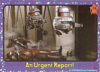 1979 Topps The Black Hole #39 An Urgent Report! Front
