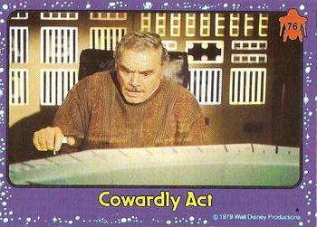 1979 Topps The Black Hole #76 Cowardly Act Front