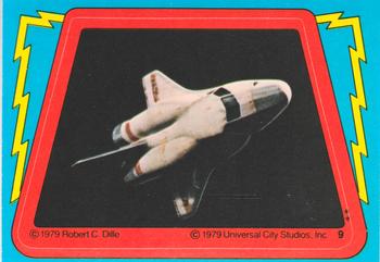 1979 Topps Buck Rogers - Stickers #9 The Lost Space Shuttle Front