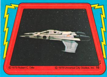 1979 Topps Buck Rogers - Stickers #10 The Starfighter Front