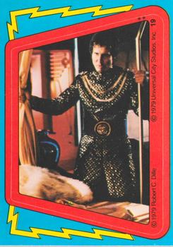 1979 Topps Buck Rogers - Stickers #19 Henry Silva as Kane Front