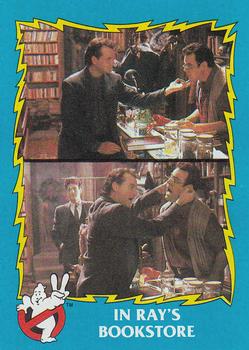 1989 Topps Ghostbusters II #13 In Ray's Bookstore Front