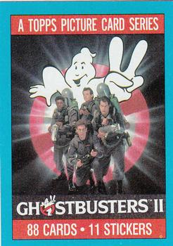 1989 Topps Ghostbusters II #1 Ghostbusters II Front